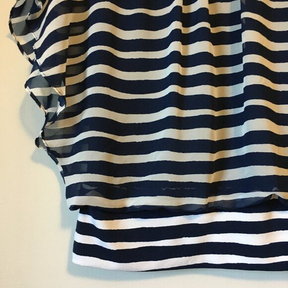 Happy Sailor Striped Nightingale Sleeve Shirt - Picture 4 of 12